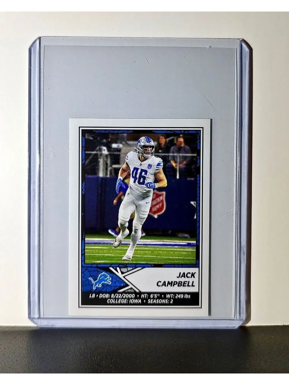 Jack Campbell 2024 Panini NFL Sticker #389 Detroit Lions